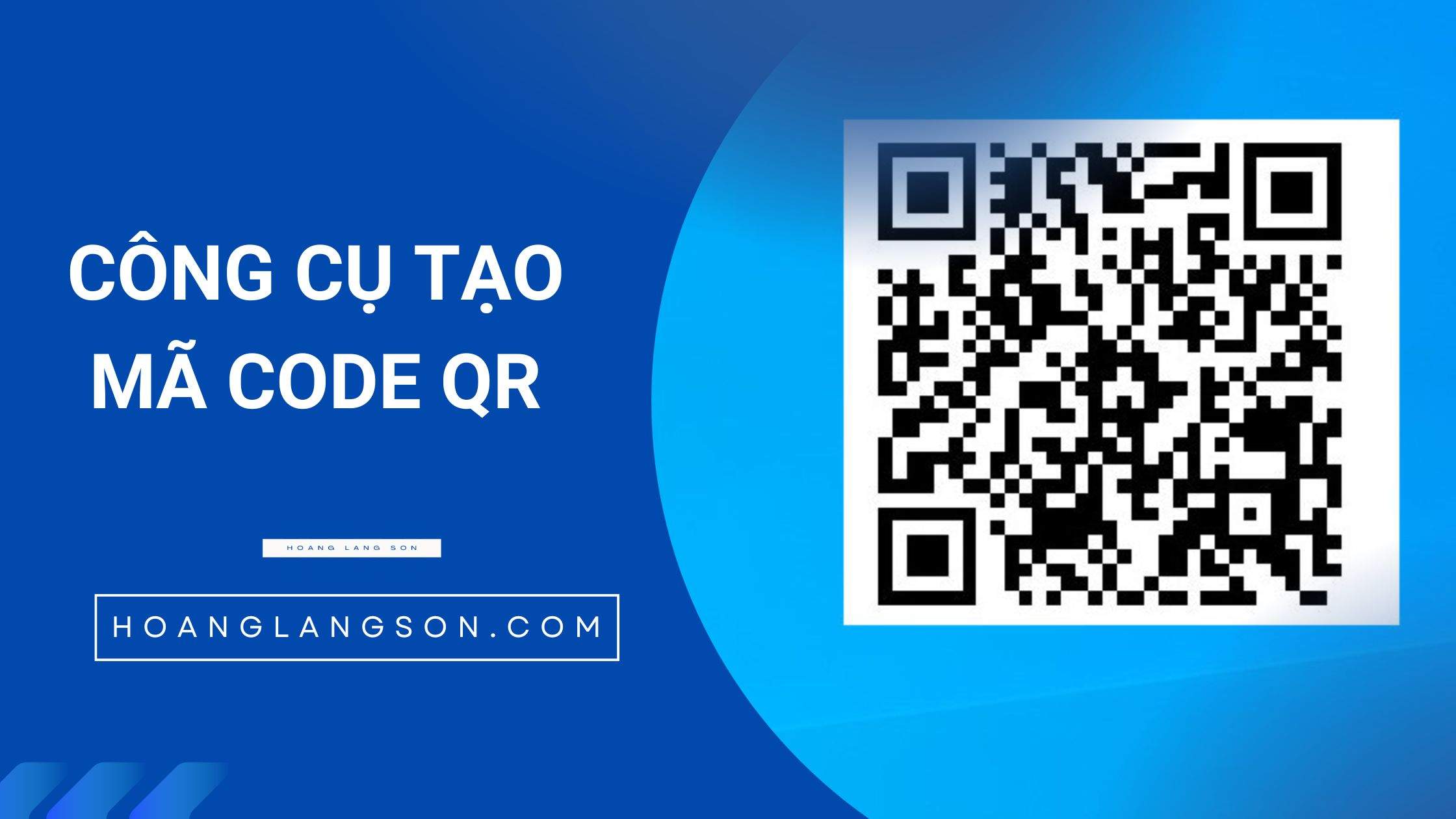 tạo mã QR code nhanh